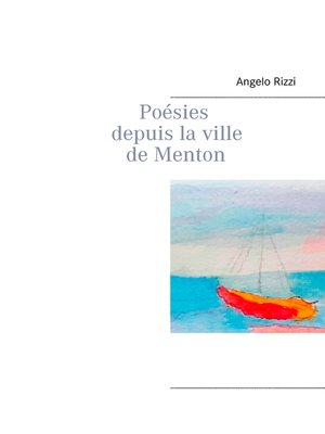 cover image of Poésies depuis la ville de Menton